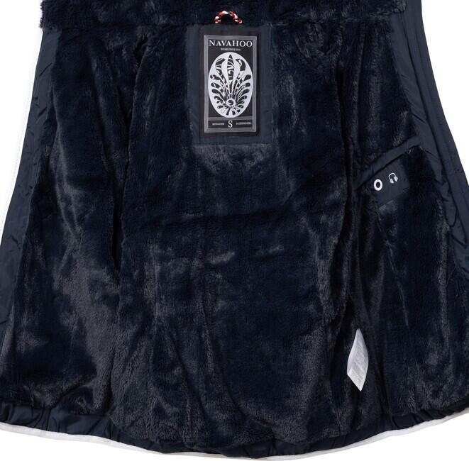 Navahoo ELVA women's winter hooded jacket, Navy