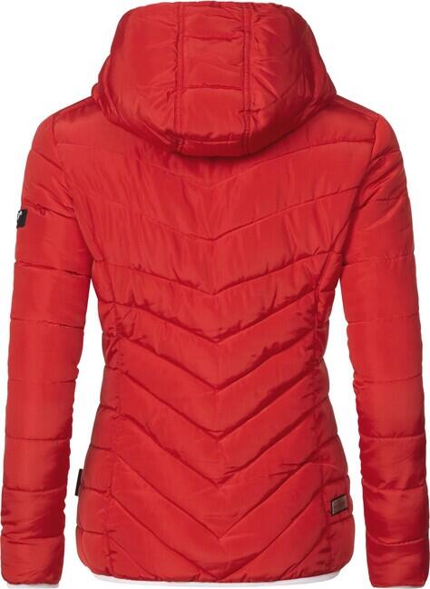 Navahoo ELVA women's winter hooded jacket, red