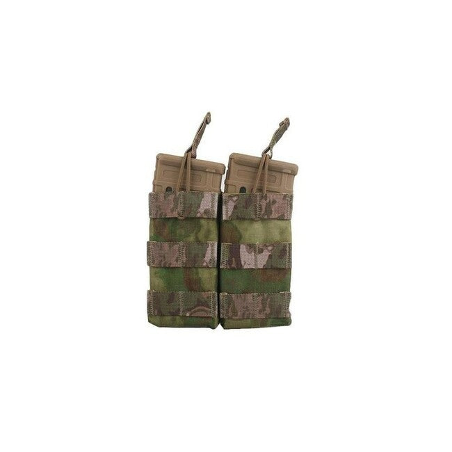 Emersongear Modular Open Double Magazine Pouch for 5.56, A-TACS Foliage Green