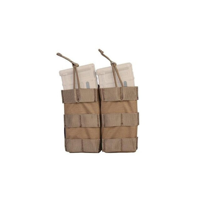Emersongear Modular Open Double Magazine Pouch 5.56, Coyote 500D
