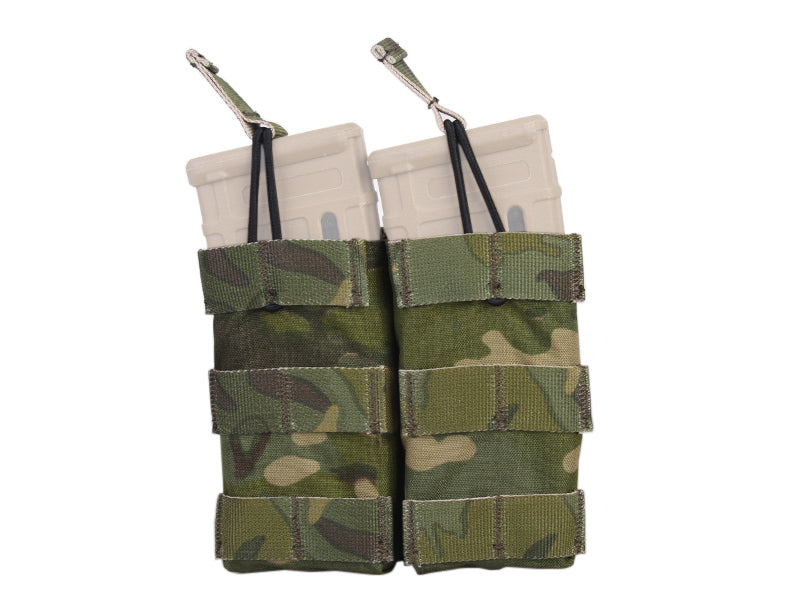 Emerson Gear Modular Open Double Magazine Pouch 5.56, Multicam Tropic