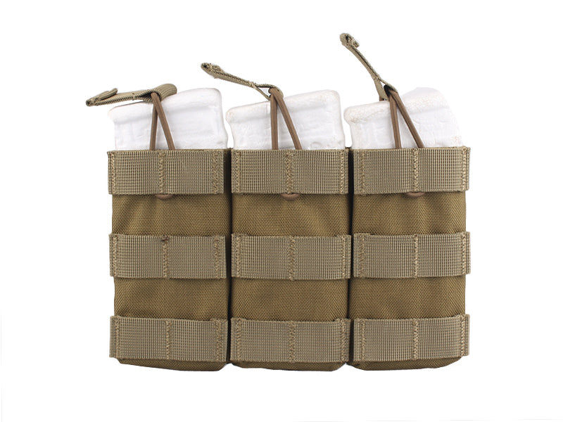 Emersongear Modular Triple Open Magazine Pouch, Coyote 500D