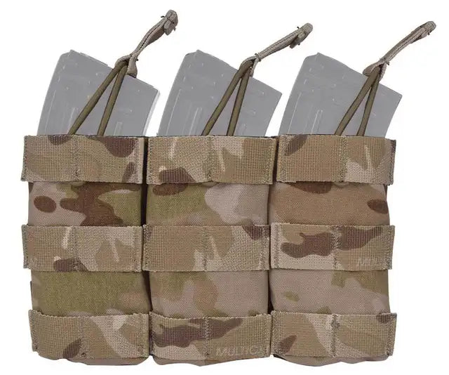 Emersongear Modular Triple Open Magazine Pouch, Multicam Arid