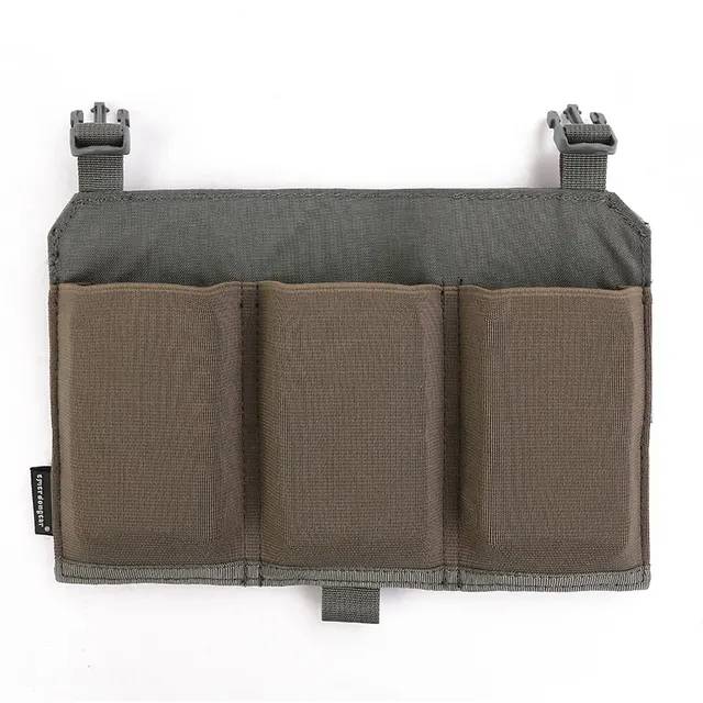 Emersongear Triple M4 Magazine Panel for Tactical Vest, Foliage Green 500D