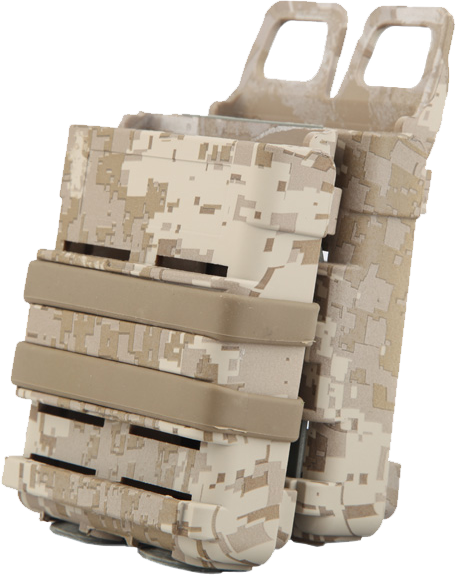 Emersongear Fast Mag Friction Gen 3 Dual Magazine Pouch, Desert Digital