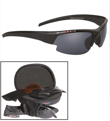 Swiss Eye Gardosa Ballistic Glasses, Black