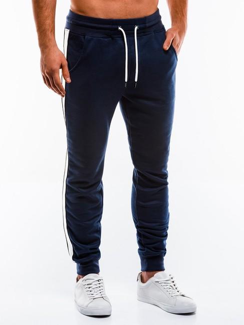 Ombre P865 ανδρικό παντελόνι φόρμας, navy μπλε