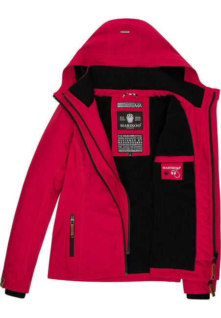 Marikoo Erdbeere Women's Transition Jacket with Hood