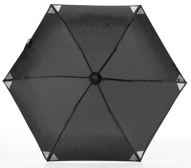 EuroSchirm Light Trek Ultra Ultralight Trekking Umbrella, Black Reflective