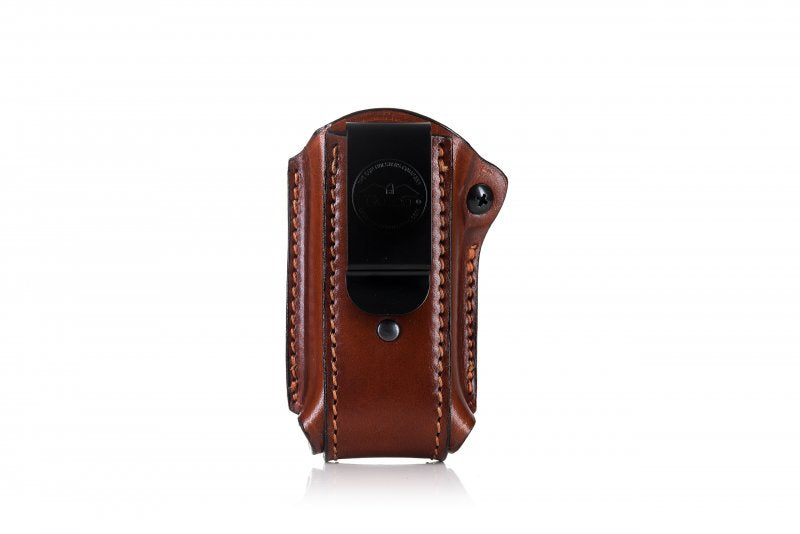 Falco Kožené opaskové puzdro F400 na zásobník so sponou a retenčnou skrutkou Glock 19, hnedé ľavé