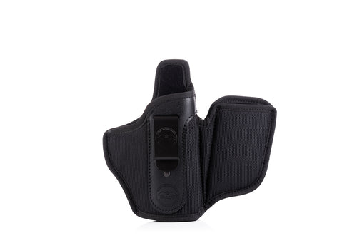Falco Marshall IWB Appendix Holster with Magazine Pouch for Ruger P93DC, Black, Right Hand