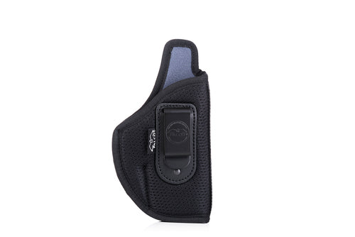 Falco nylonové priedušné IWB puzdro pre skryté nosenie zbrane Glock 43X, čierne pravé