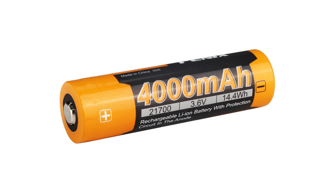 Fenix Rechargeable Battery 21700 4000 mAh, Li-Ion