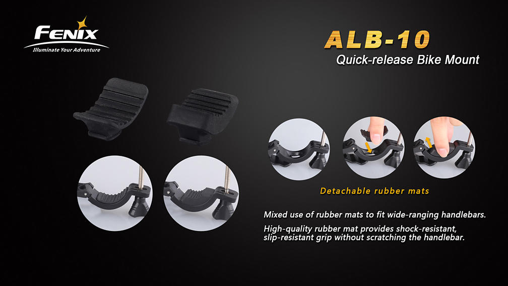 Fenix ALB-10 Bicycle Light Mount
