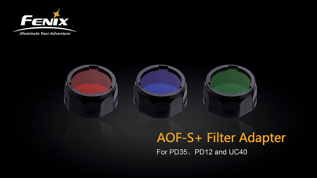 Fenix filter pre baterky AOF-S+, modrý