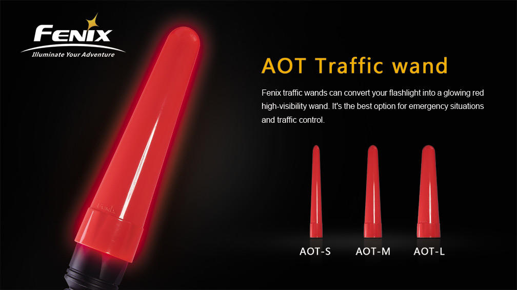 Fenix AOT-S Warning Police Traffic Cone, Red