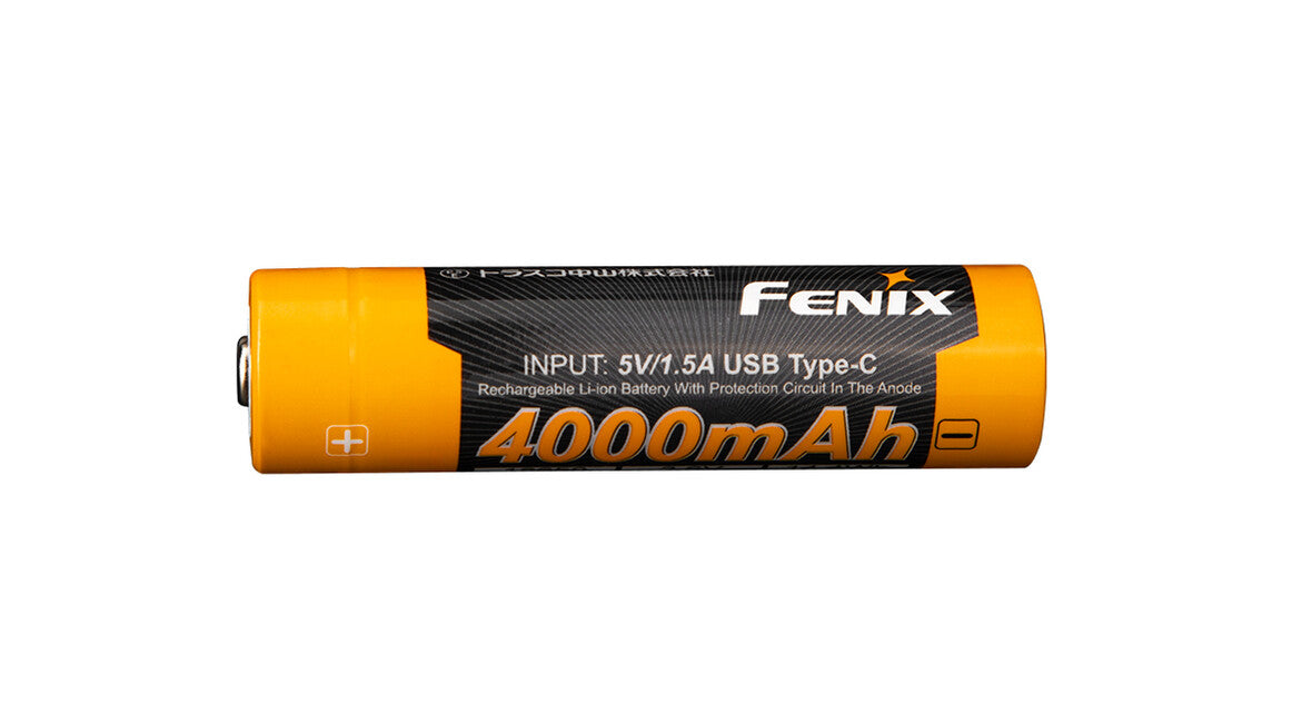 Fenix Rechargeable USB-C Battery Fenix 18650 4000 mAh (Li-Ion)