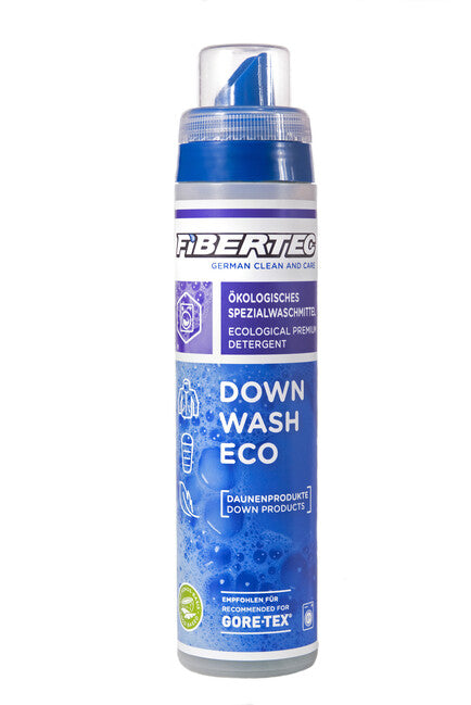 Fibertec Down Wash Eco Gentle Detergent for Down Sleeping Bags and Clothing 250ml