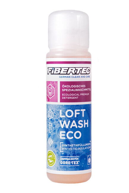 Fibertec Loft Wash Eco Synthetic Sleeping Bag and Clothing Wash 100ml