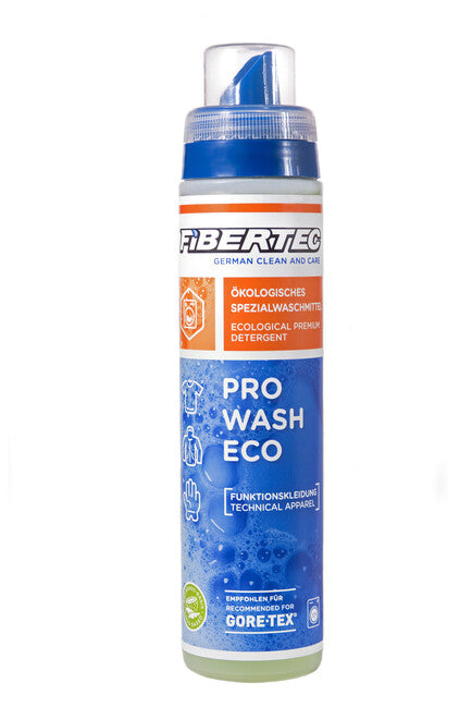 Fibertec Pro Wash Eco Concentrated Detergent for Waterproof and Breathable Clothing 250ml