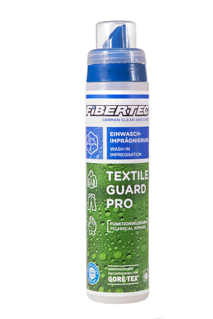 Fibertec Textile Guard Pro Water, Dirt and Oil Repellent Impregnating Agent for Membrane Clothing and Functional Textiles 250ml
