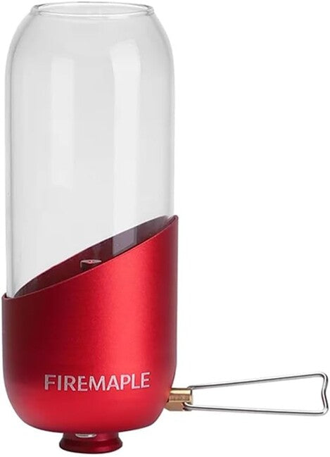 Fire Maple Gas Lantern with Borosilicate Glass, Red