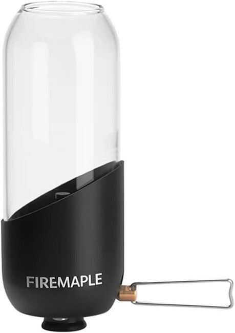 Fire Maple Gas Lamp with Borosilicate Glass, Black