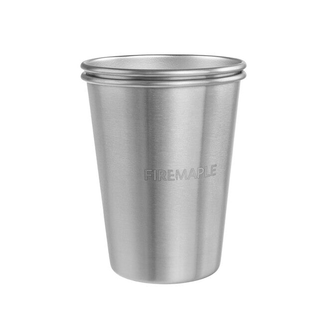 Fire Maple Stainless Steel Cups 2pcs Antarctic 350ml, Silver