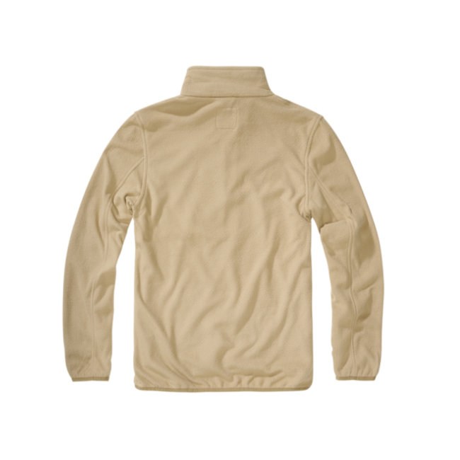 Brandit Fleece Troyer Jacket, Camel
