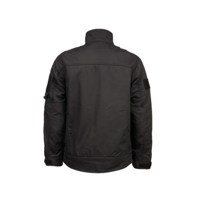 Brandit Fleecejacket Ripstop, Black