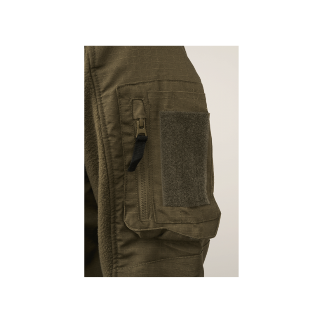 Brandit Fleecejacket Ripstop Jacket, Olive