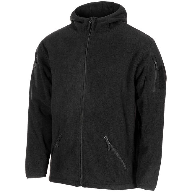 MFH Tactical Fleece Jacket, Black
