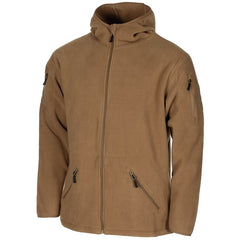 MFH Tactical Fleece Jacket, Coyote Tan
