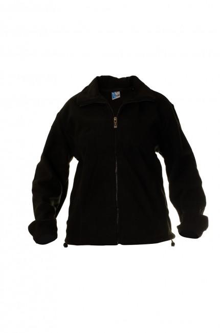 O&T Women's Monica Fleece Hoodie, Black