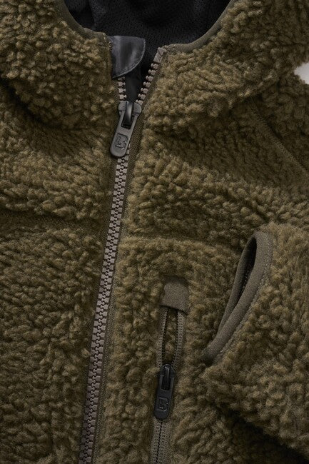 Brandit Teddy Fleece Jacket, Olive, Children's