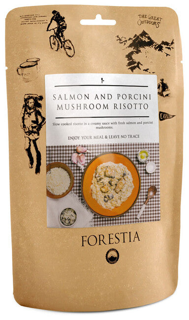 Forestia Risotto with Salmon and Mushrooms