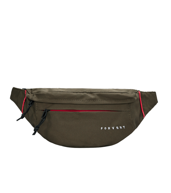 Forvert Levi Allover Waist Bag 2L, Olive