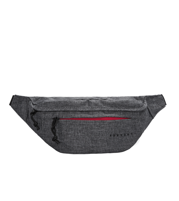 Forvert Melange Levi Waist Bag 2L, Black Melange