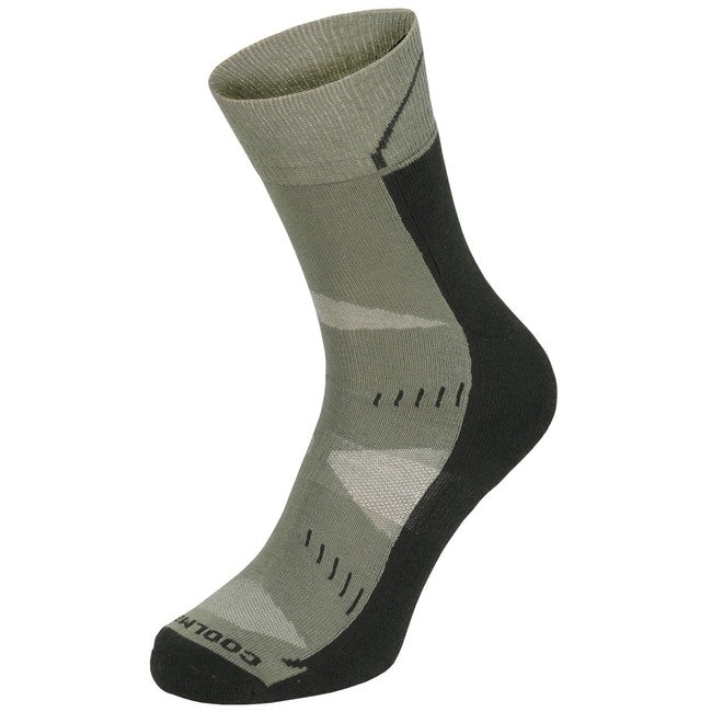 Fox Outdoor Arber Trekking Functional Coolmax Socks, Green