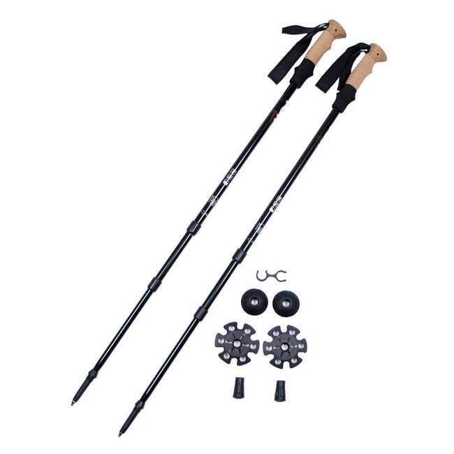 Fox Aluminum Trekking Poles, Cork Grip