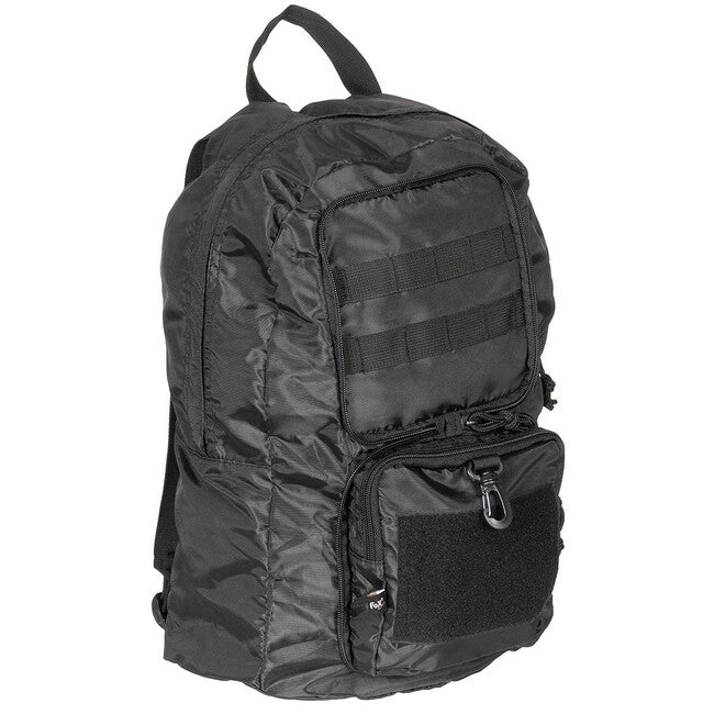 Fox Outdoor Backpack, Foldable, Black