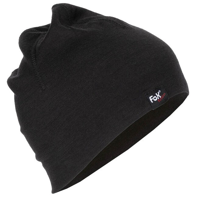 Fox Outdoor Merino Lite Beanie, Black
