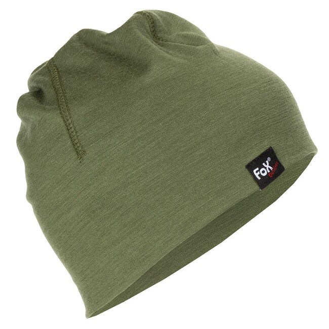 Fox Outdoor Merino Lite Beanie, Olive Drab