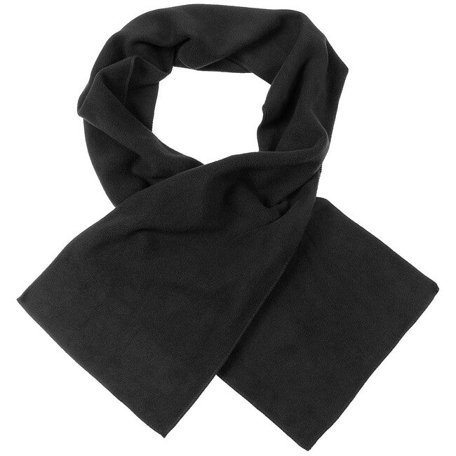Fox Outdoor Fleece Scarf, Black, approx. 160 x 25 cm
