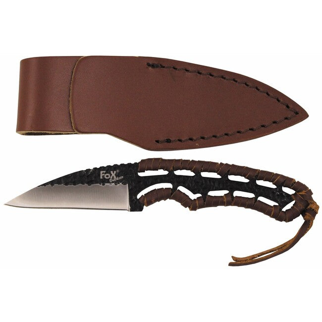 Fox Outdoor Büffel II Knife, Wrapped Handle, With Sheath