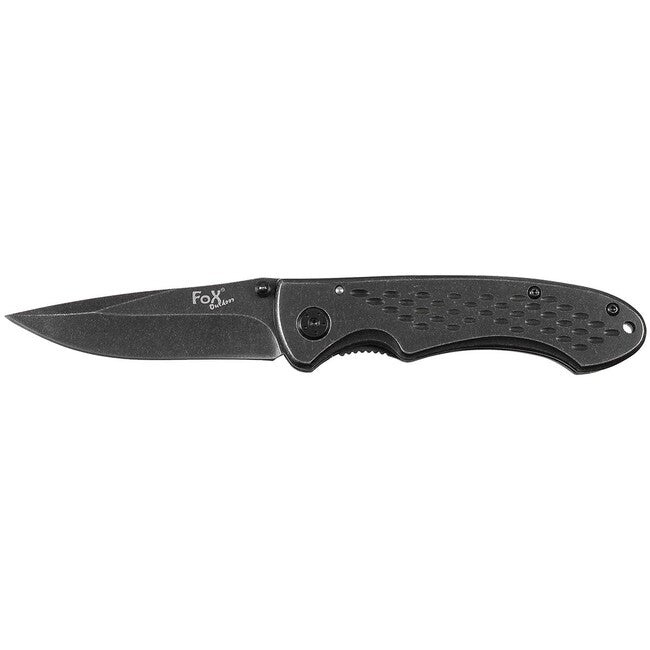 Fox Outdoor Jack Single-Hand Knife, Metal Handle