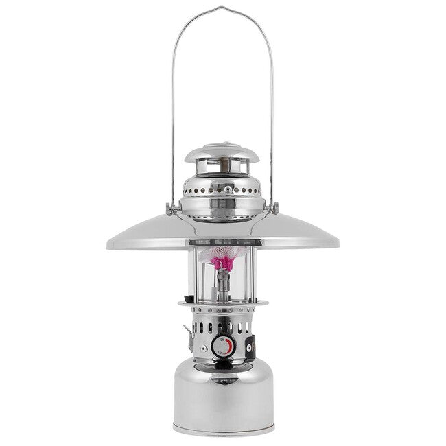 Fox Outdoor Gas Lantern with Piezoelectric Ignition, Reflector and Bag