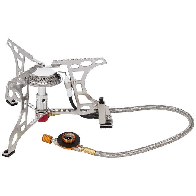 Fox Outdoor Gas Stove with Tube and Piezo Ignition, Foldable