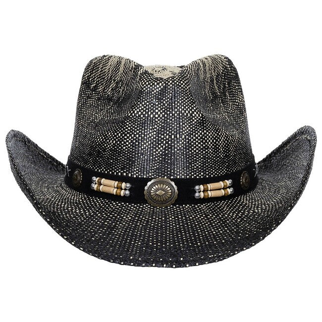 Fox Outdoor Texas Straw with Band, Black-Brown