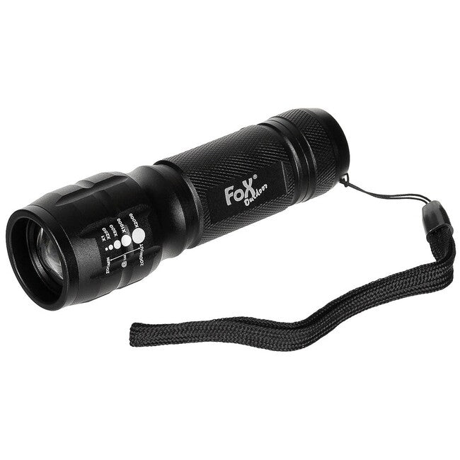 Fox Outdoor Mini Flashlight, 3 W, Focus